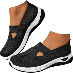 Orthopedic Shoes for Women, Womens Non-Slip Walking Sneakers Breathable Tennis Shoes Comfortable Mesh Slip On Shoes