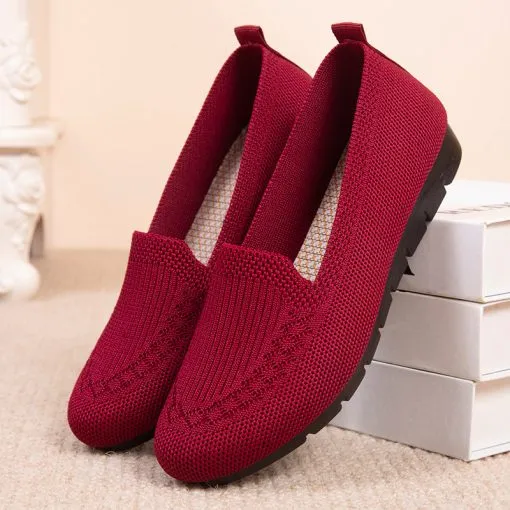 Orthopedic Women’s Breathable Mesh Slip on Casual Shoes