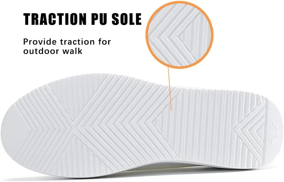Oude Slip On Sneakers Women Comfortable | Womens Orthopedic Slip On Shoes Traveling | 2 Inch Rocker Bottom