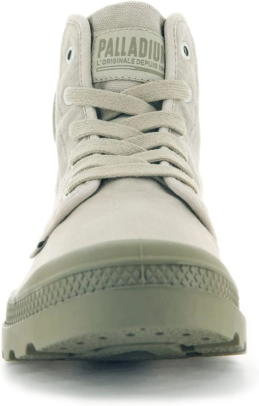 Palladium Men's Pampa Hi Boot, Vegan Canvas Lace Up Boot