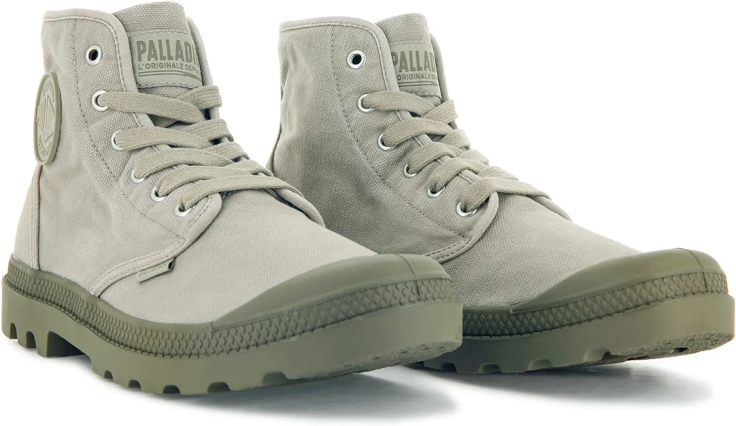 Palladium Men's Pampa Hi Boot, Vegan Canvas Lace Up Boot