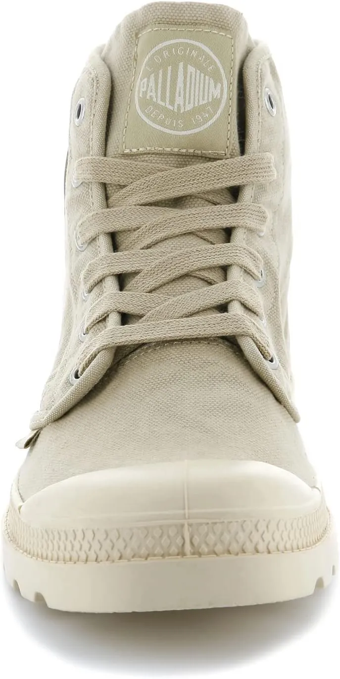 Palladium Men's Pampa Hi Boot, Vegan Canvas Lace Up Boot