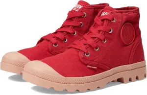 Palladium Women's Pampa Hi Boot, Vegan Canvas Lace Up Boot