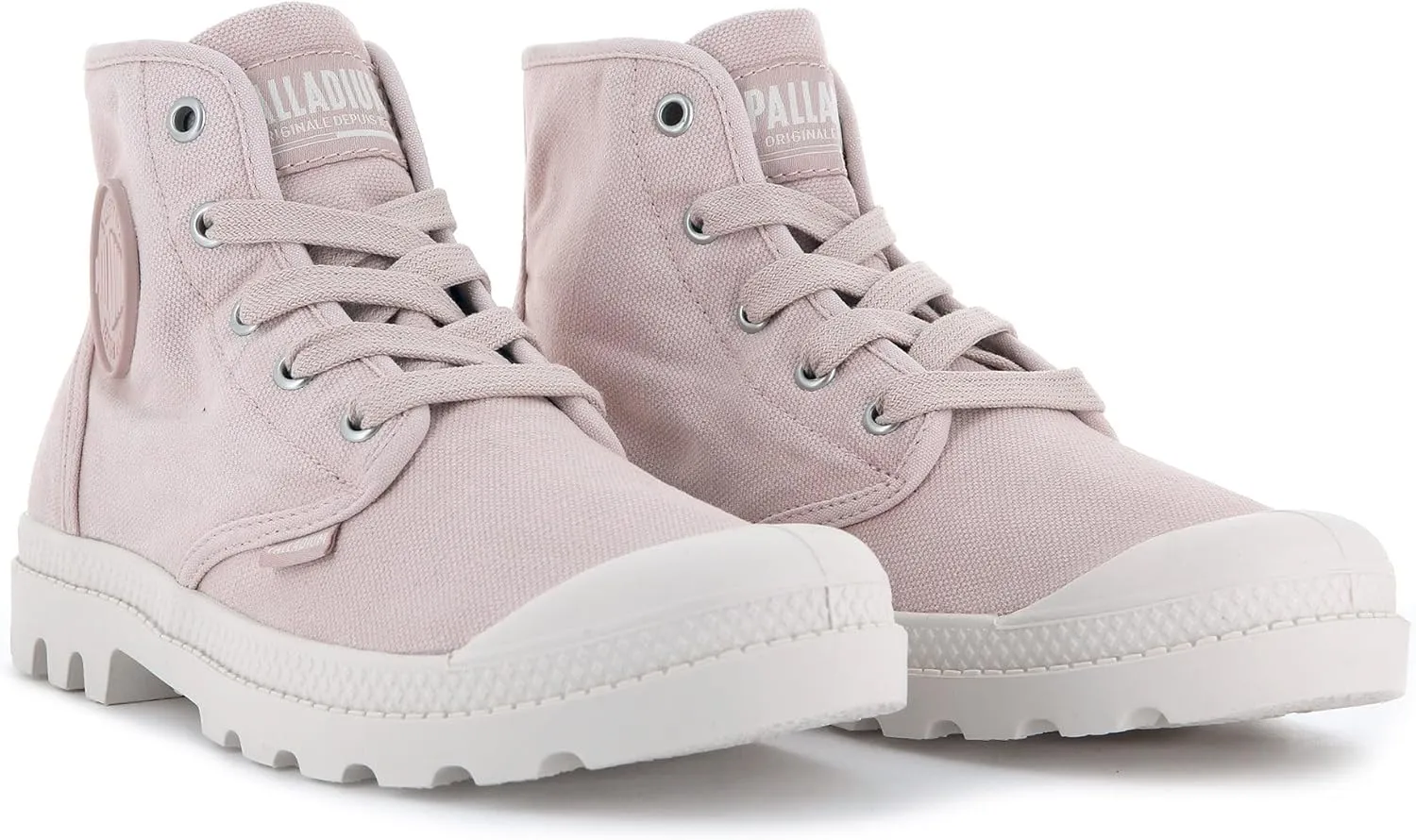 Palladium Women's Pampa Hi Boot, Vegan Canvas Lace Up Boot