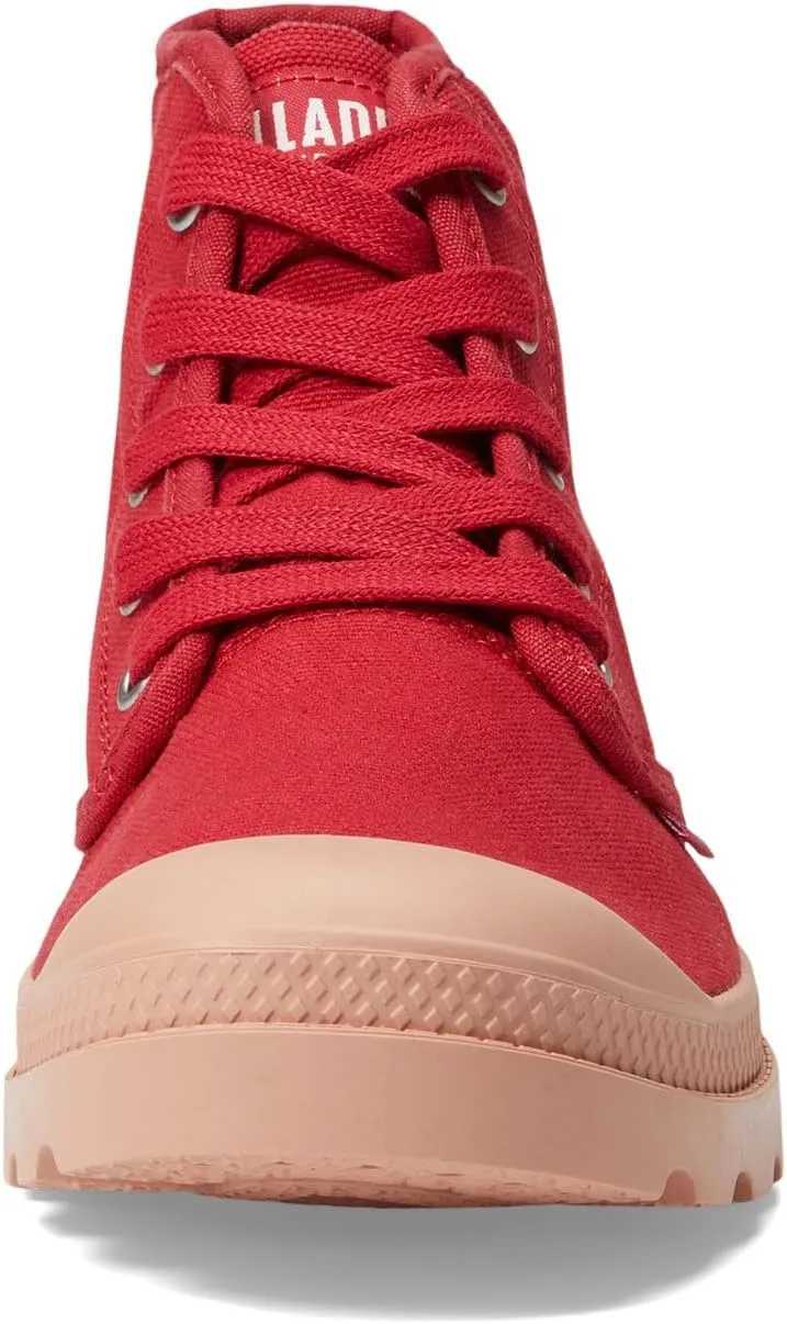 Palladium Women's Pampa Hi Boot, Vegan Canvas Lace Up Boot