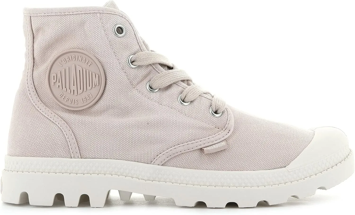 Palladium Women's Pampa Hi Boot, Vegan Canvas Lace Up Boot