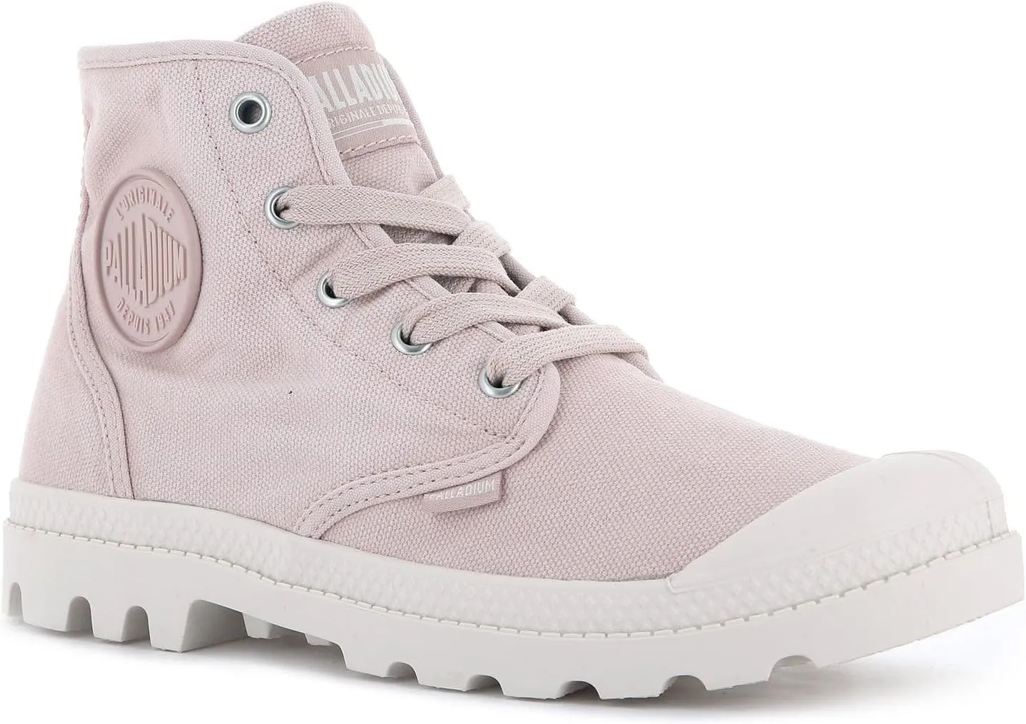 Palladium Women's Pampa Hi Boot, Vegan Canvas Lace Up Boot