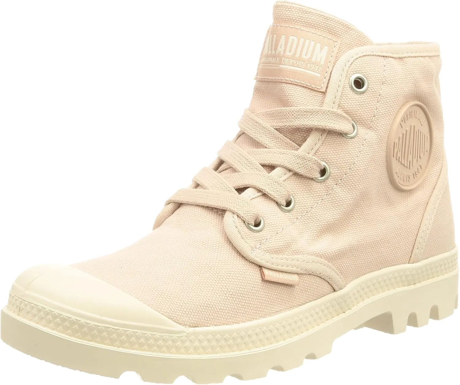 Palladium Women's Pampa Hi Boot, Vegan Canvas Lace Up Boot