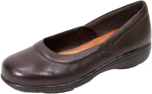 Peerage Vicky Women Wide Width Casual Comfort Leather Loafers