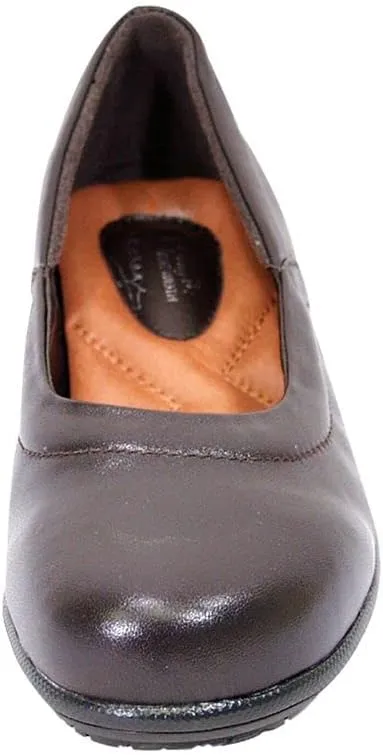 Peerage Vicky Women Wide Width Casual Comfort Leather Loafers