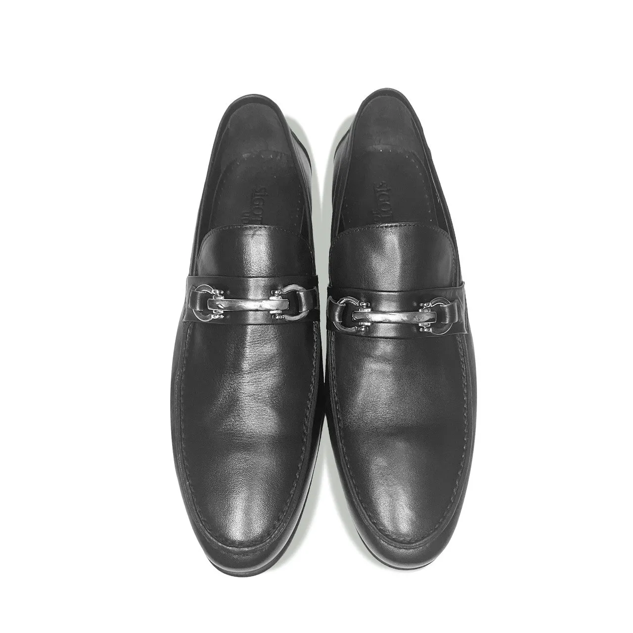 Pelle Line Exclusive 8320 Buckle Loafer- Black