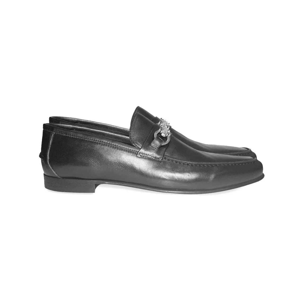 Pelle Line Exclusive 8320 Buckle Loafer- Black