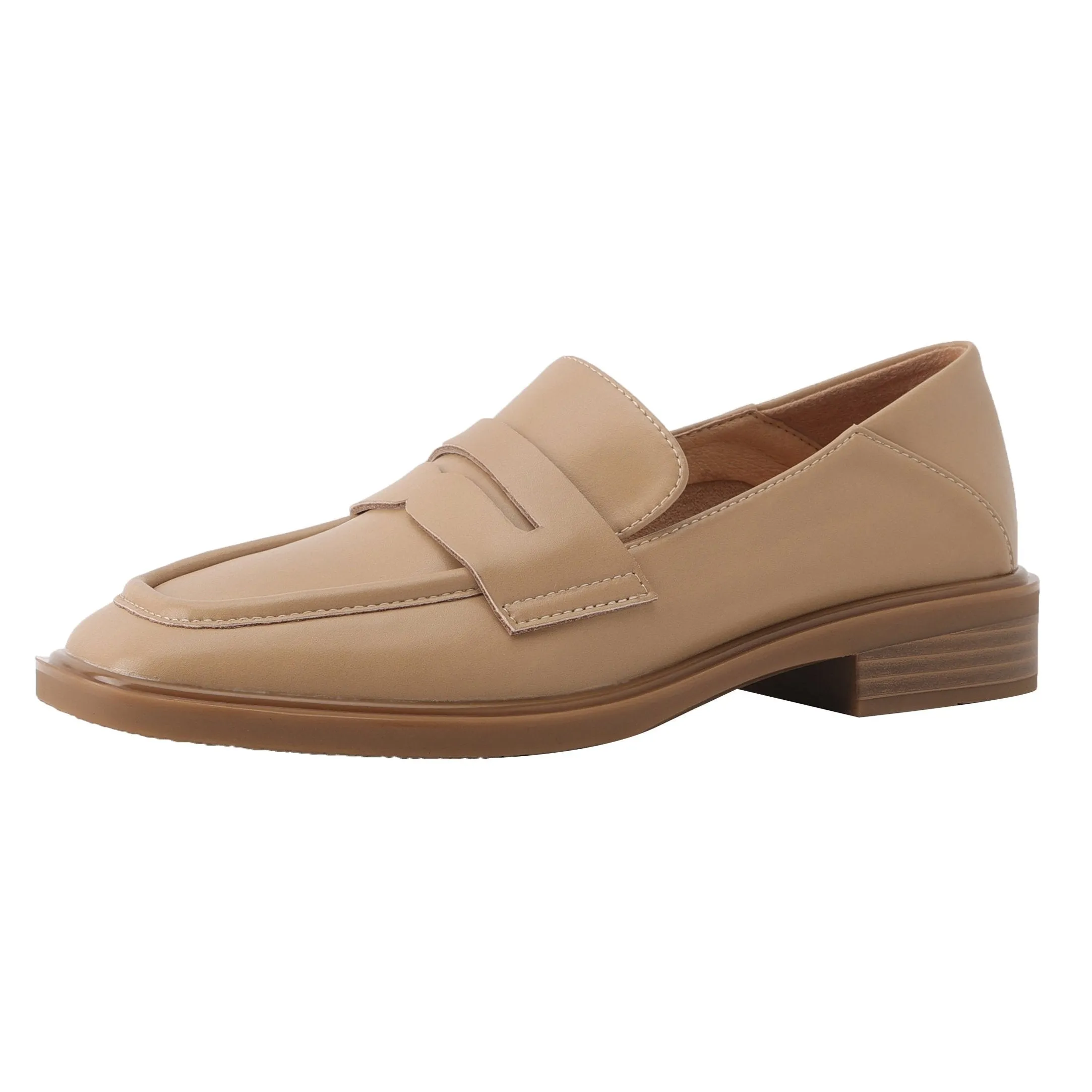 Penny Loafers Handmade Classic Suede Leather Flats Women's Shoes