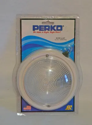 Perko 1253DP2WHT Exterior Surface Mount Dome Light - 5