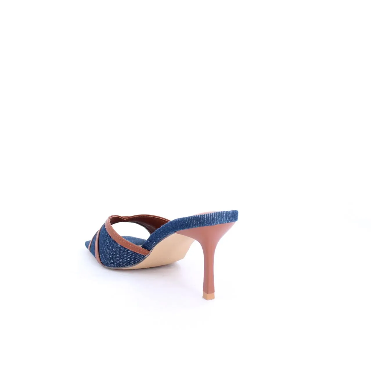 PETRA-SLIDES-HEEL-BLUE DENIM