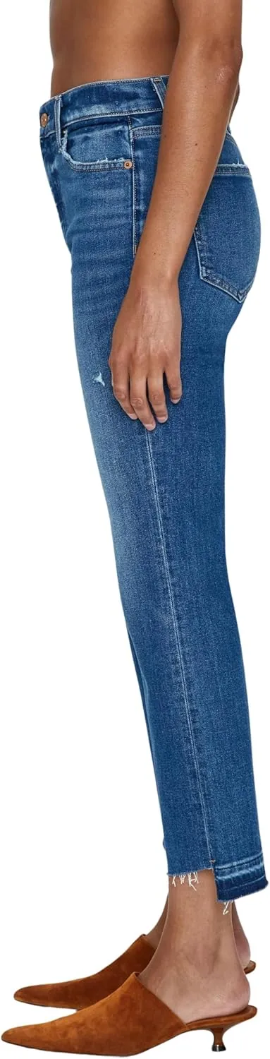 Pistola Denim Women's Lennon High-Rise Cropped Boot Cut Jeans