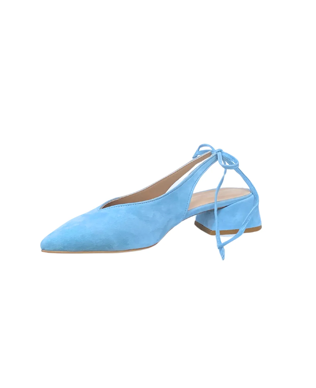 PIXY Princess Suede Heel - Mavi Blue