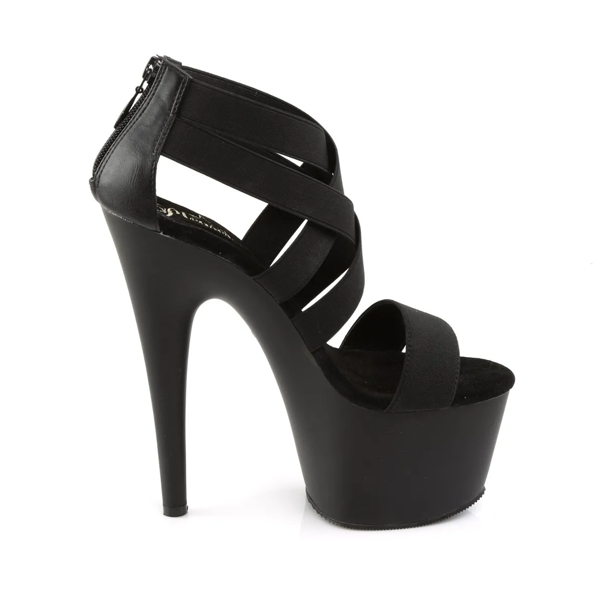 Pleaser Adore-769-Black-Size 7-Clearance