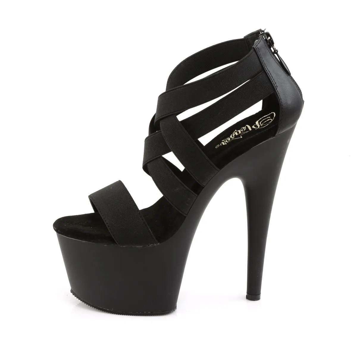Pleaser Adore-769-Black-Size 7-Clearance