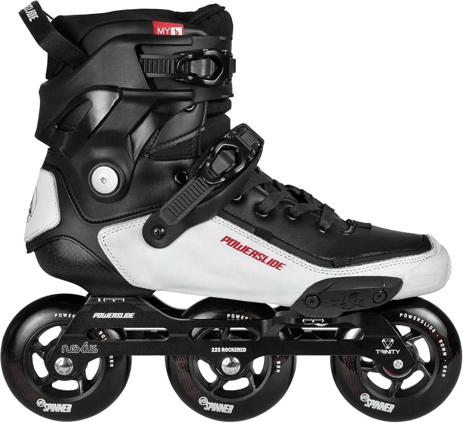Powerslide Tau Carbon 90 Skates Size 9.0 (43)