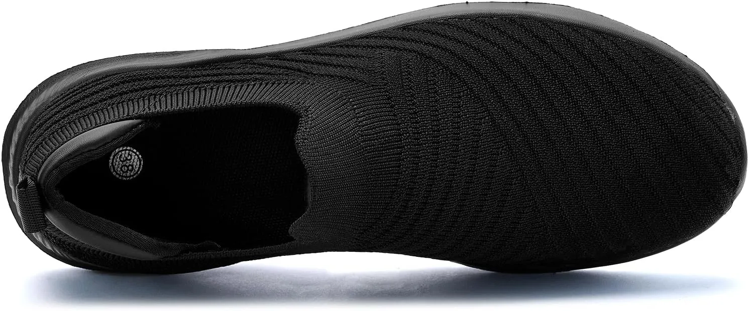 PPQ Womens Slip On Walking Shoes-Lightweight Comfort Breathable Travel Slip in Sneakers
