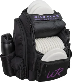 Premium Disc Golf Bag, 30  Disc Capacity, Comfortable Shoulder Straps, Water-Proof Polyester Fabric