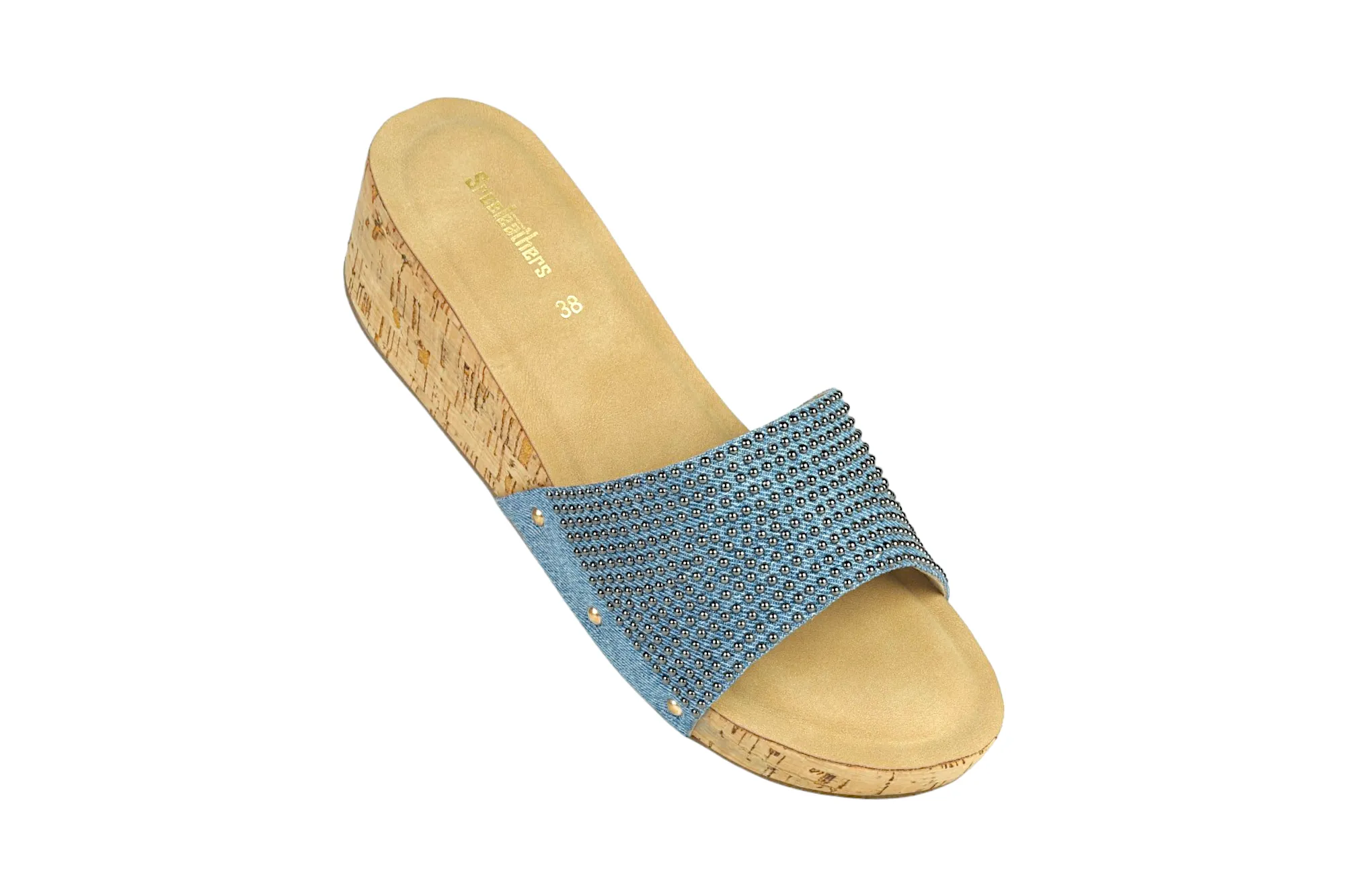 Premium Ladies fancy heel chappal 91224