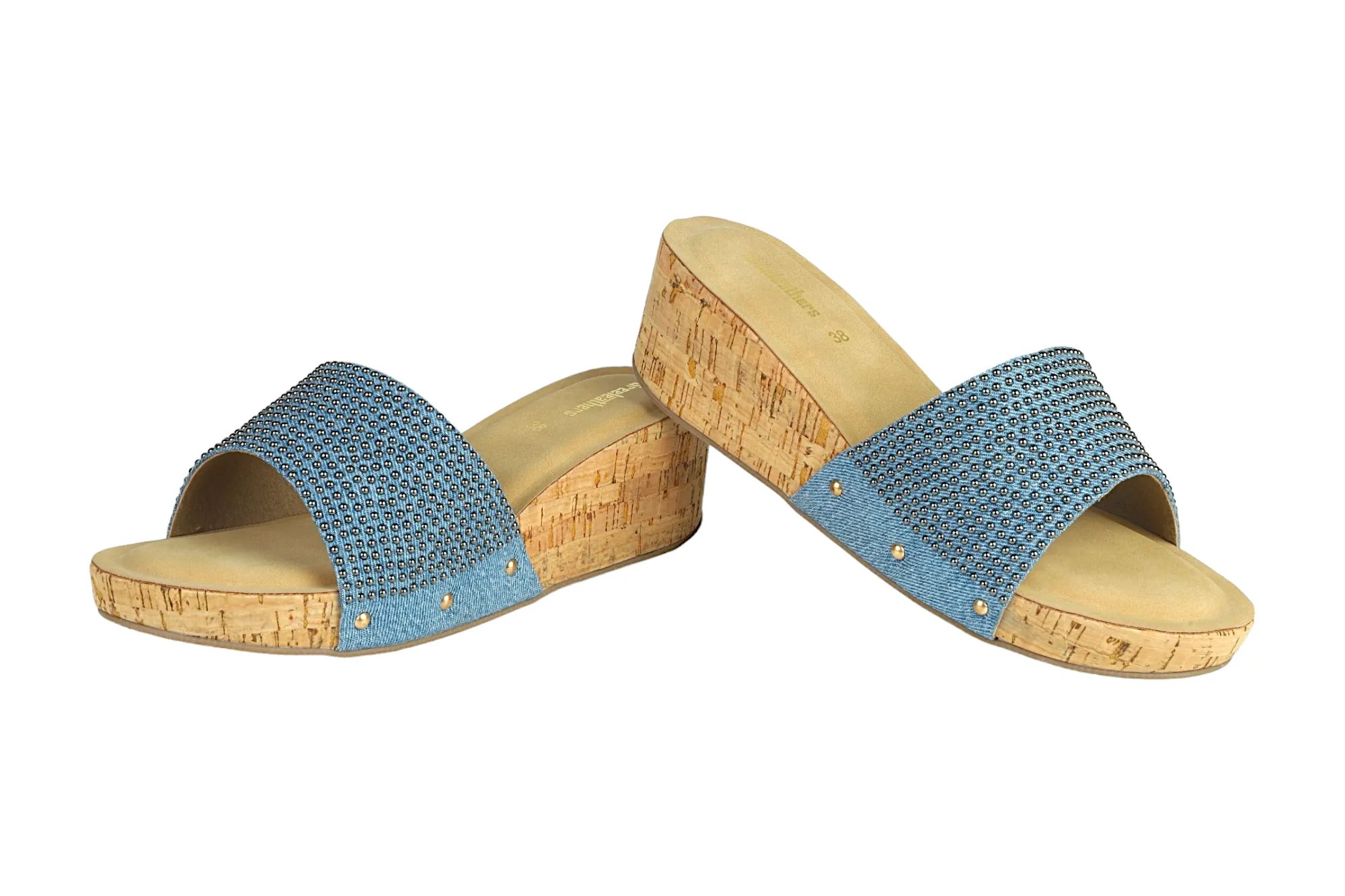 Premium Ladies fancy heel chappal 91224
