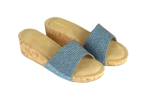 Premium Ladies fancy heel chappal 91224