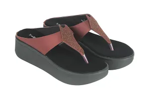 Premium Ladies fancy heel chappal 91227