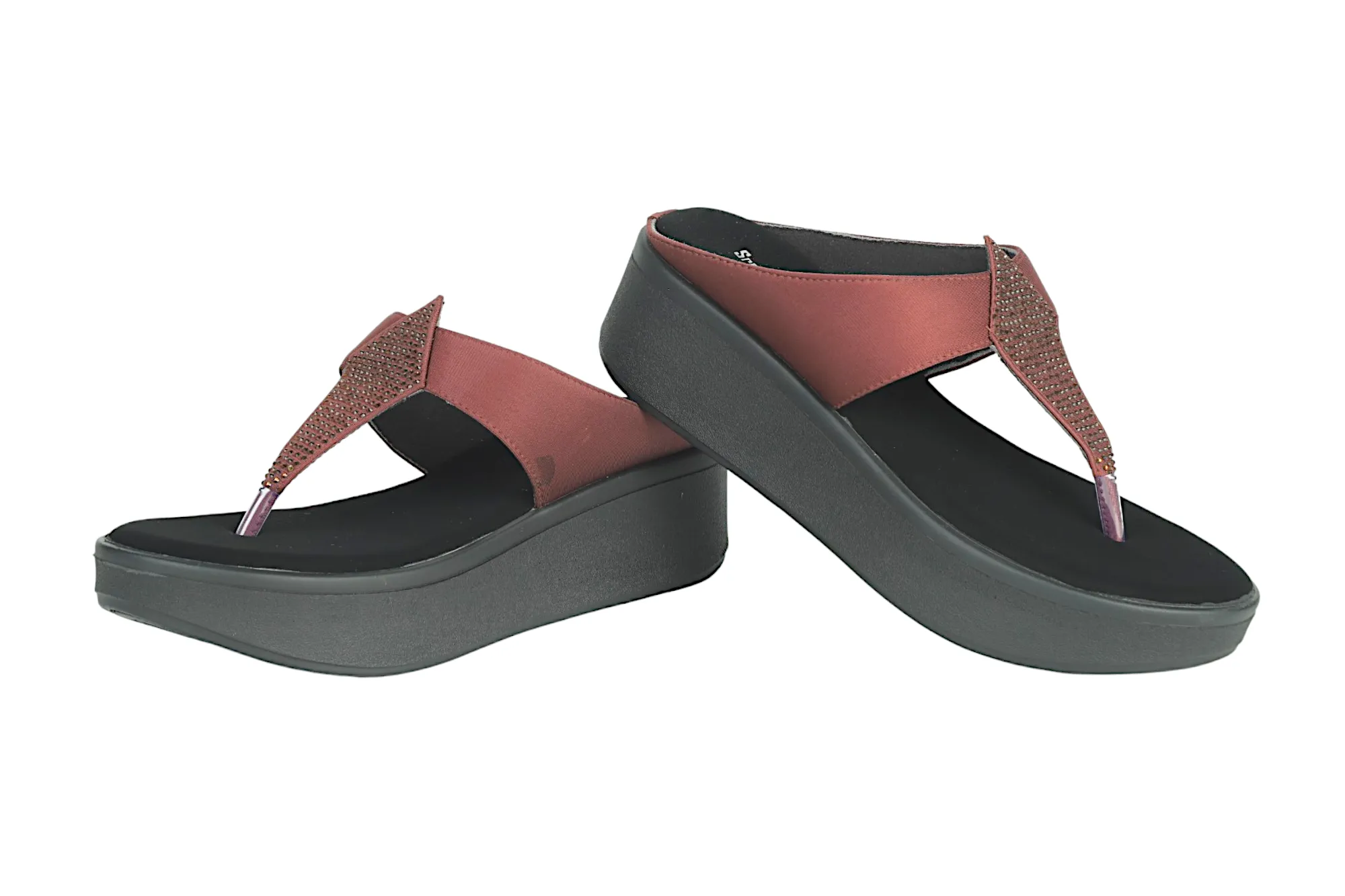 Premium Ladies fancy heel chappal 91227