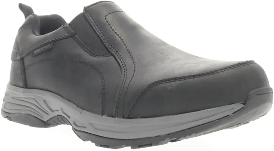 Propet Mens Cash North Slip On Hiking Hiking Sneakers Shoes - Black