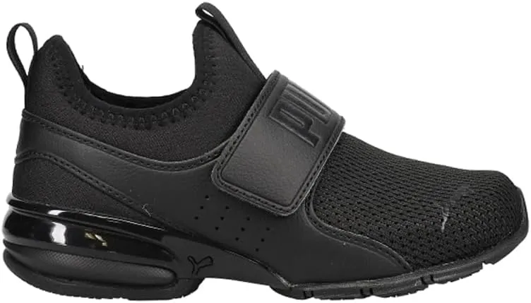 PUMA Axelion Slip-On (Little Kid) Puma Black 13 Little Kid M
