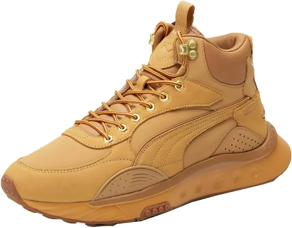 PUMA mens Wild Rider Mid High Top Lace Up Sneakers