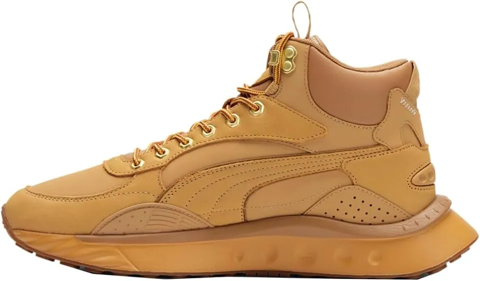 PUMA mens Wild Rider Mid High Top Lace Up Sneakers