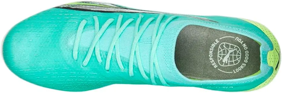 Puma Womens Ultra Ultimate Firm GroundAg Soccer Cleats Cleated, Firm Ground, Turf - Green