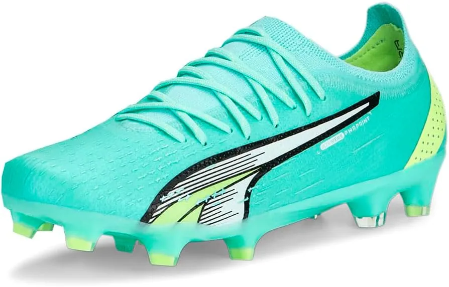 Puma Womens Ultra Ultimate Firm GroundAg Soccer Cleats Cleated, Firm Ground, Turf - Green