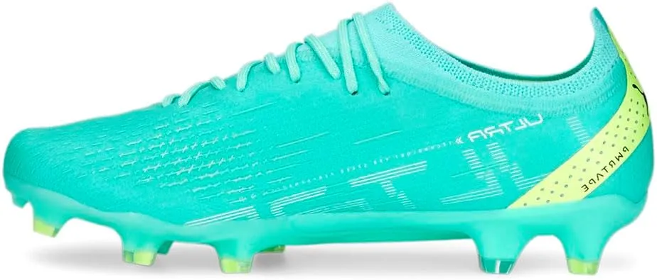 Puma Womens Ultra Ultimate Firm GroundAg Soccer Cleats Cleated, Firm Ground, Turf - Green
