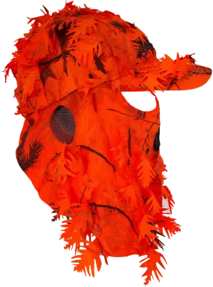 Realtree AP | 3D Leafy Hat and Blaze Front Face Mask (60 cm Adjustable)