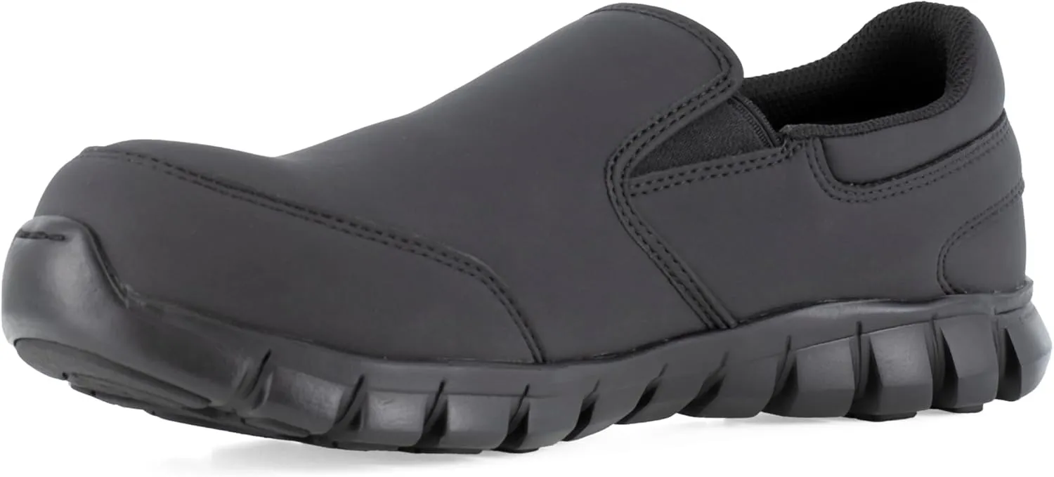 Reebok Work Men's Sublite Cushion CT Slip-On Black/Medium / 10