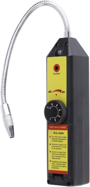 Refrigerant Halogen Freon Leak Detector A/C R134 R410a R22 Air Gas HVAC Tool with Lndicator Light