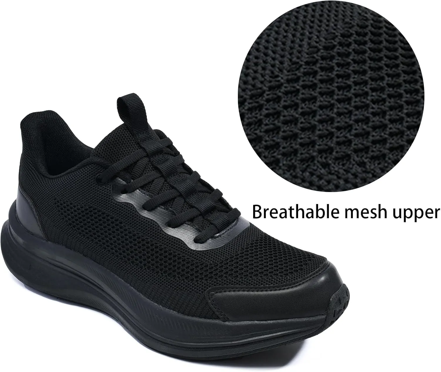 Running Shoes for Men Slip On Walking Shoes Tennis Gym Workout Shoes Breathable Non Slip Cushioning Sneakers