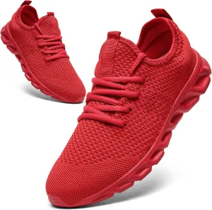 Running Womens Shoes Fashion Walking Sports Gym Tennis Breathable Slip on Ladies Non Slip Lightweight Jogging Sneakers