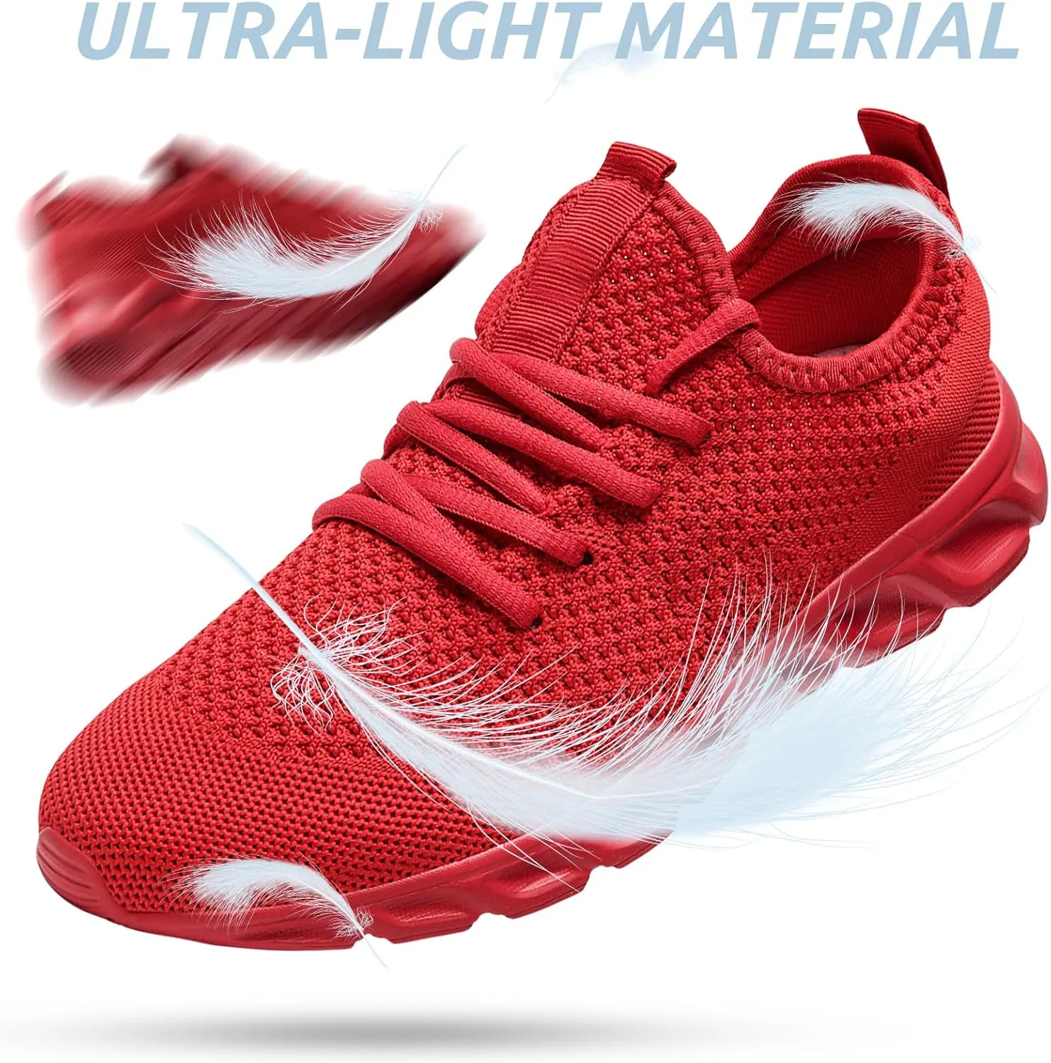 Running Womens Shoes Fashion Walking Sports Gym Tennis Breathable Slip on Ladies Non Slip Lightweight Jogging Sneakers