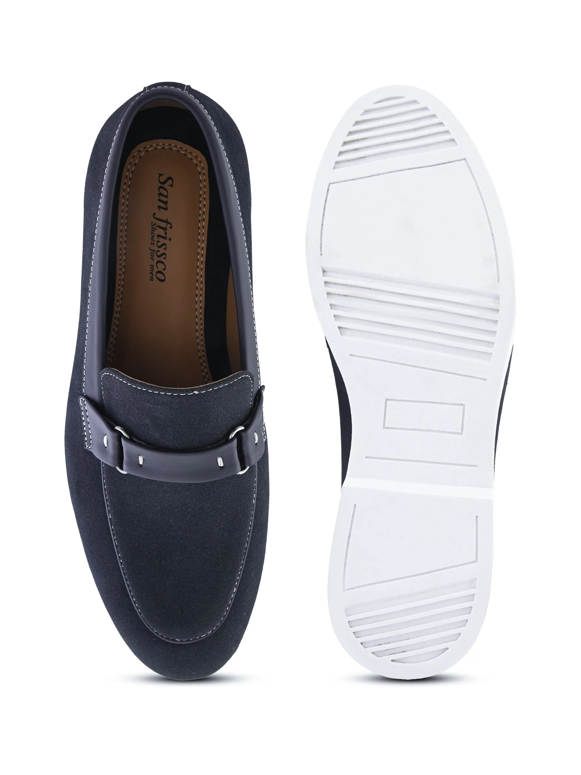 SAN FRISSCO Men Blue Casual Slip-On Shoes