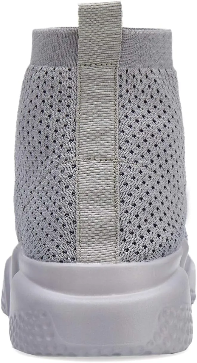 Santiro Boys Shoes Girls Sock Shoes High Tops Breathable Knit Slip On Shoes
