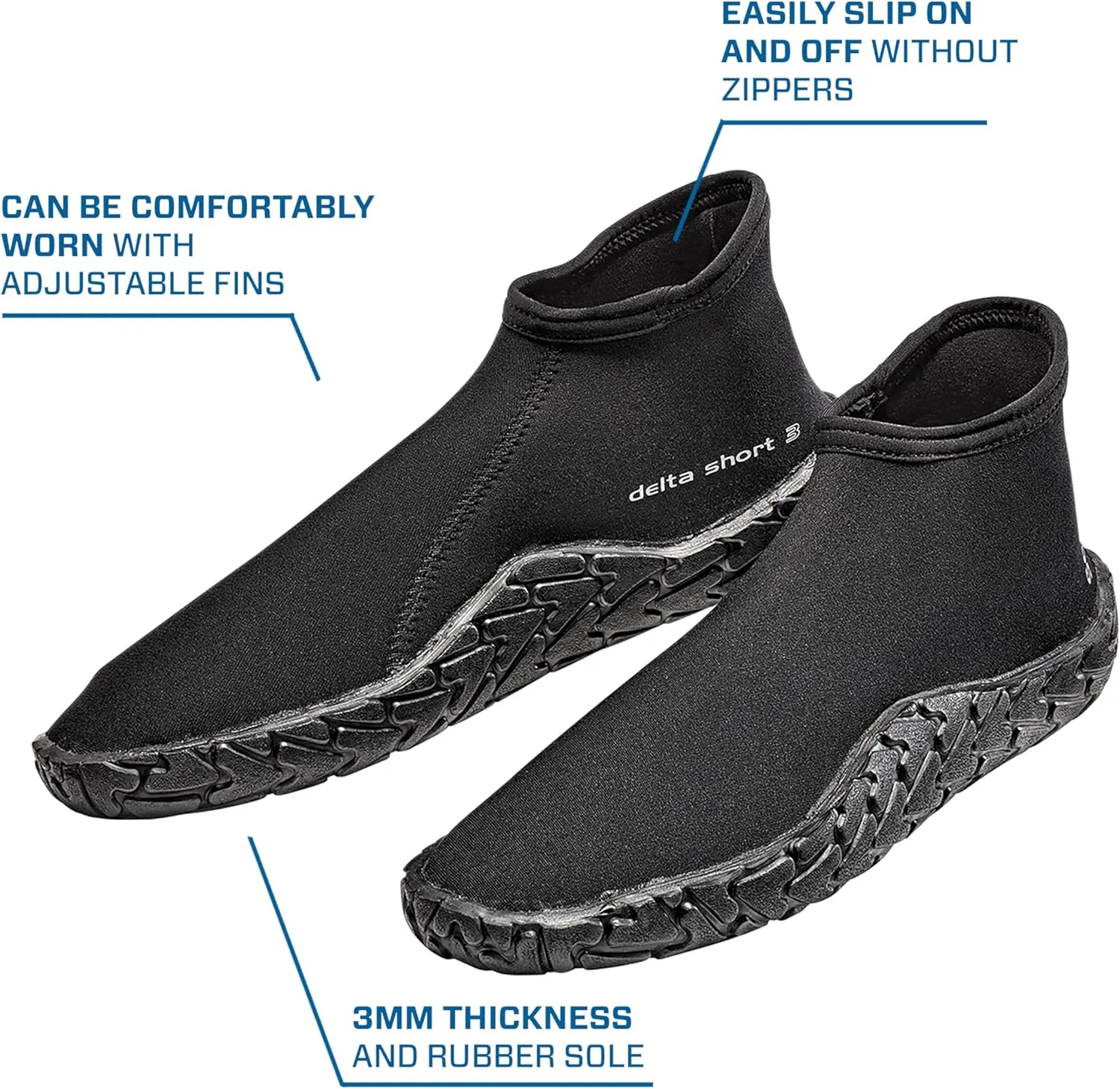 SCUBAPRO Delta 3mm Short Diving Boot