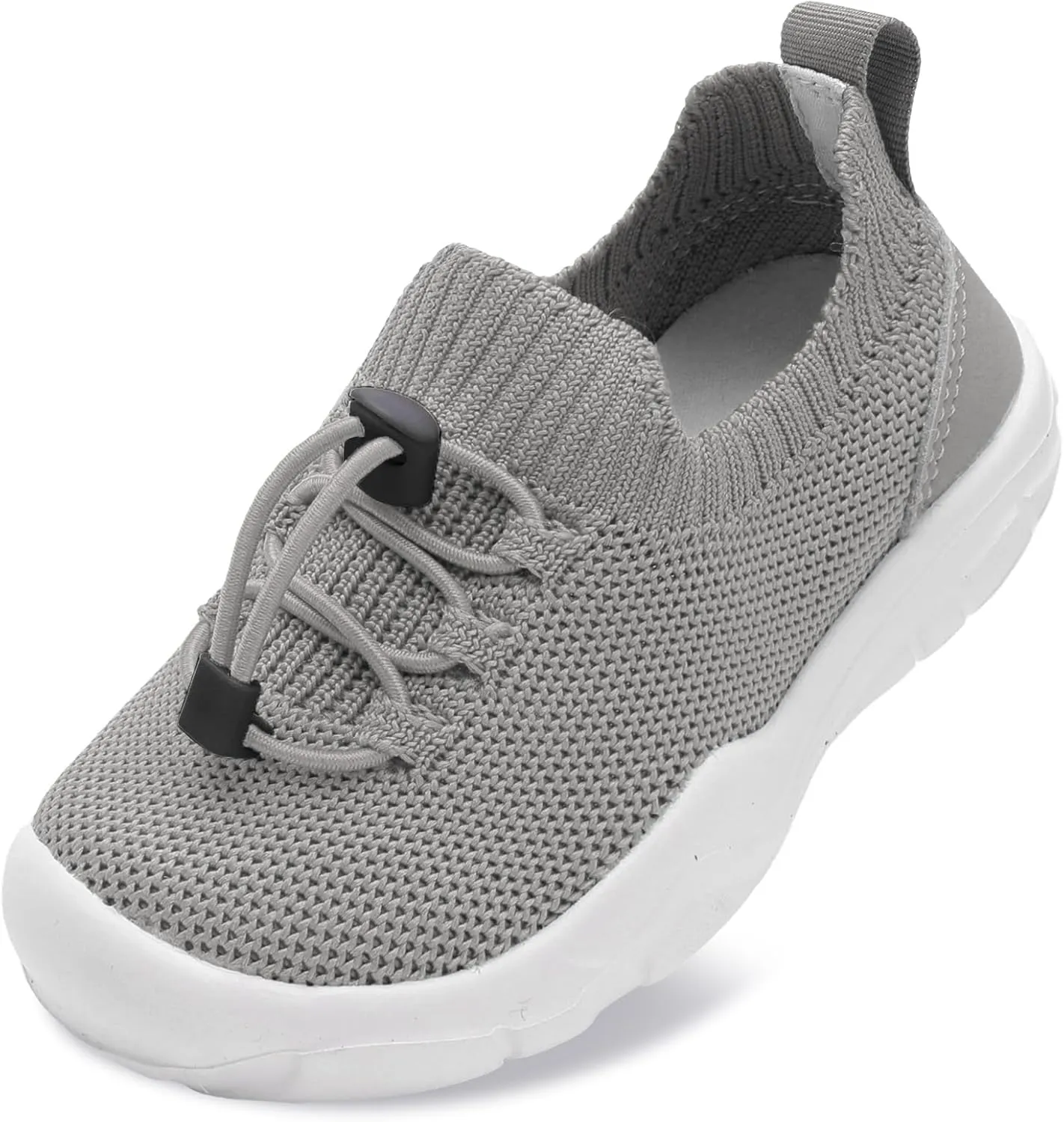 Scurtain Toddler Shoes Boys Girls Tennis Shoes Kids Barefoot Shoes Slip on Sneakers Breathable Walking Running Shoes