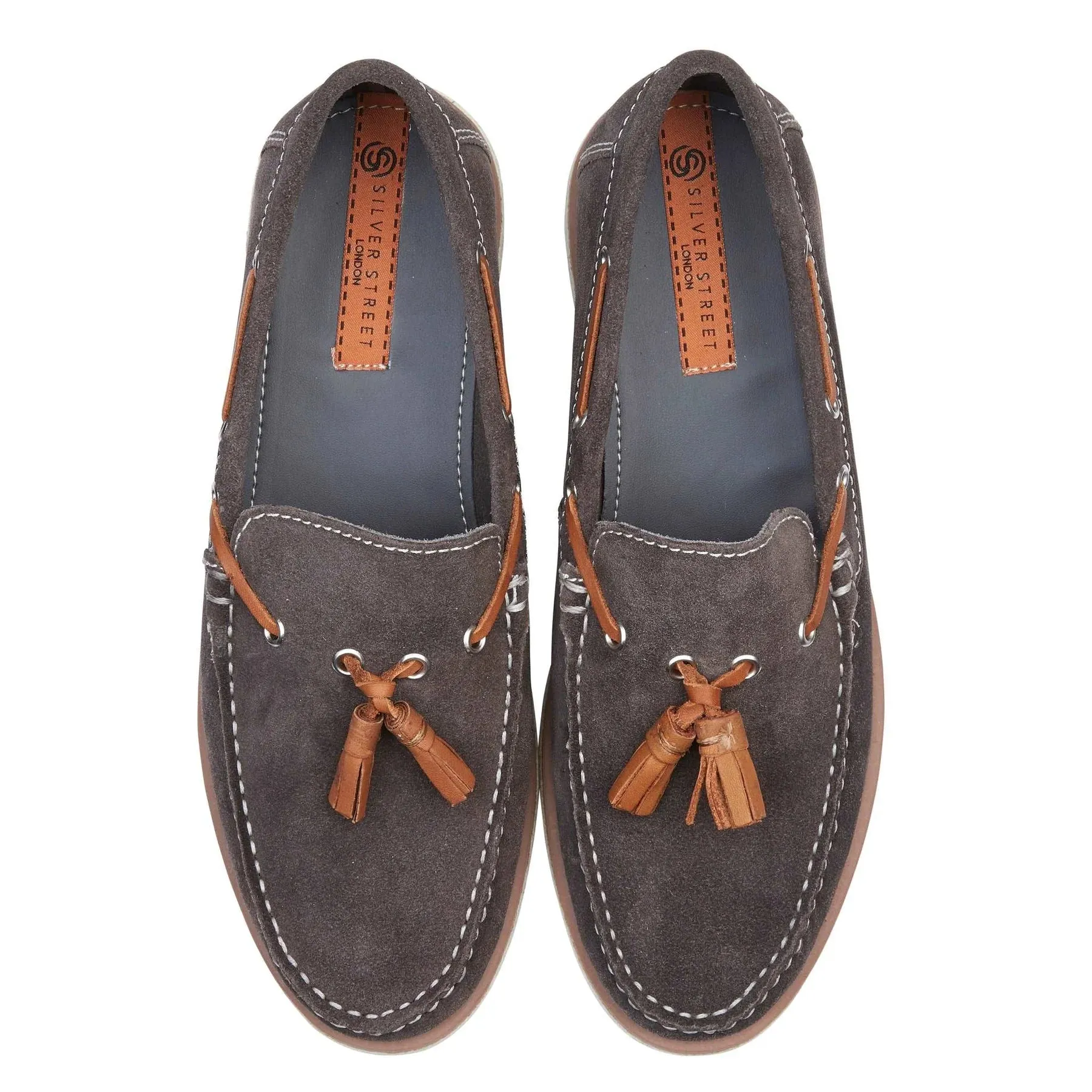 Silver Street London MILFORD Mens Loafers Grey