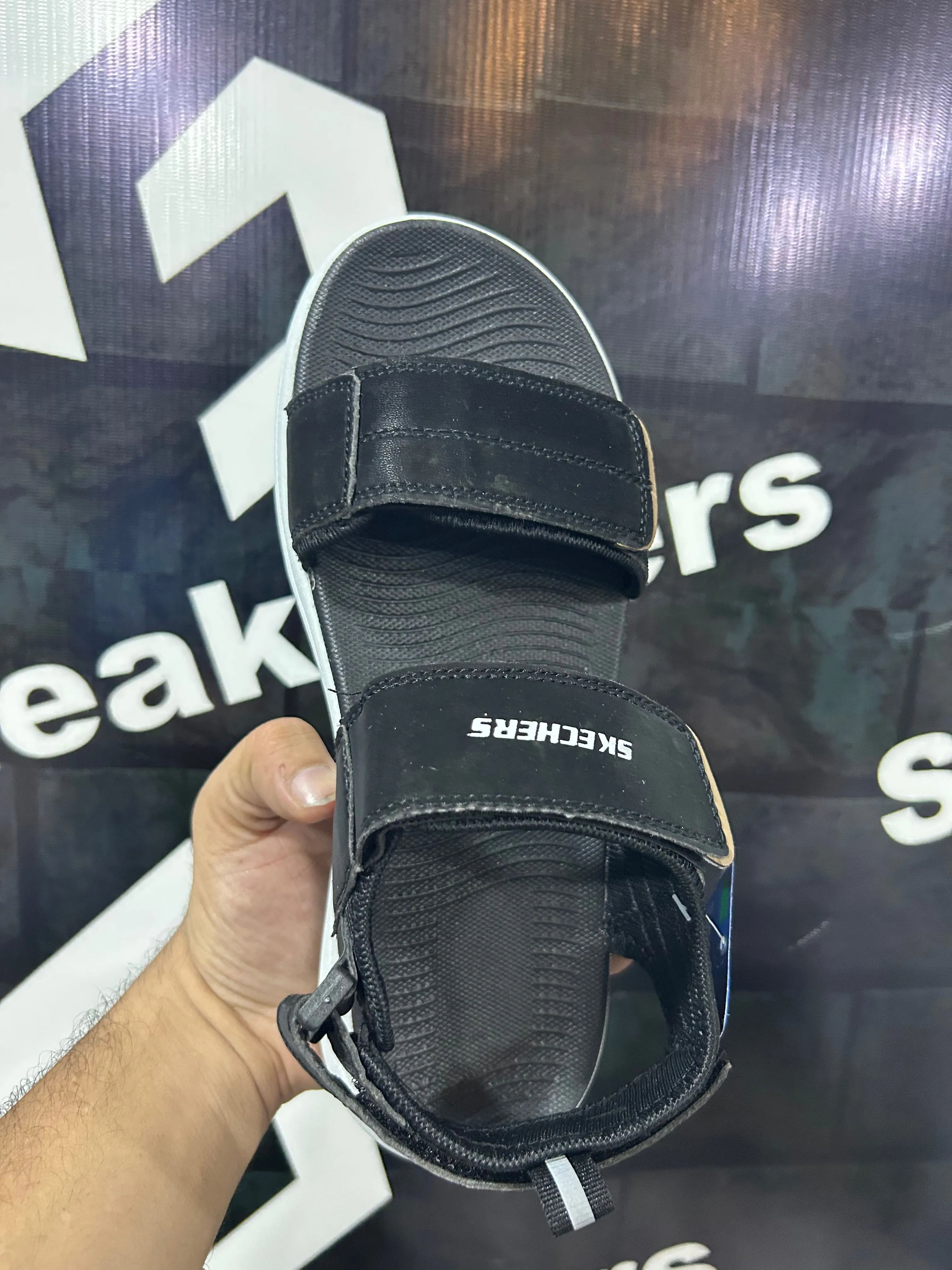 SK - Sandal - D7 - Black White